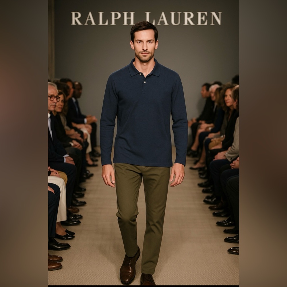 Polo Ralph Lauren Navy Long Sleeve Shirt
